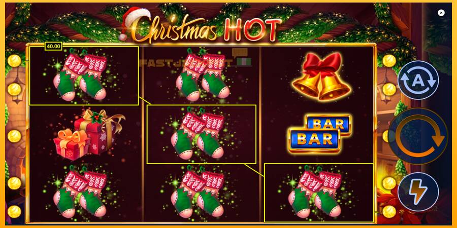 Hrací automat: Christmas Hot s reálnou šancou na výhru