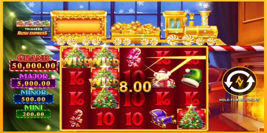 Hrací automat: Christmas Rush Express s reálnou šancou na výhru