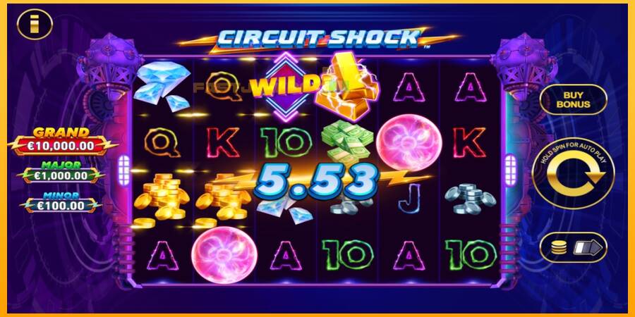 Hrací automat: Circuit Shock s reálnou šancou na výhru