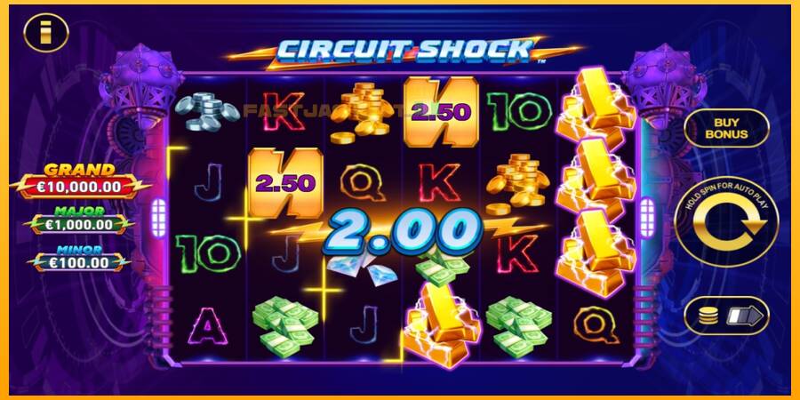 Hrací automat: Circuit Shock s reálnou šancou na výhru