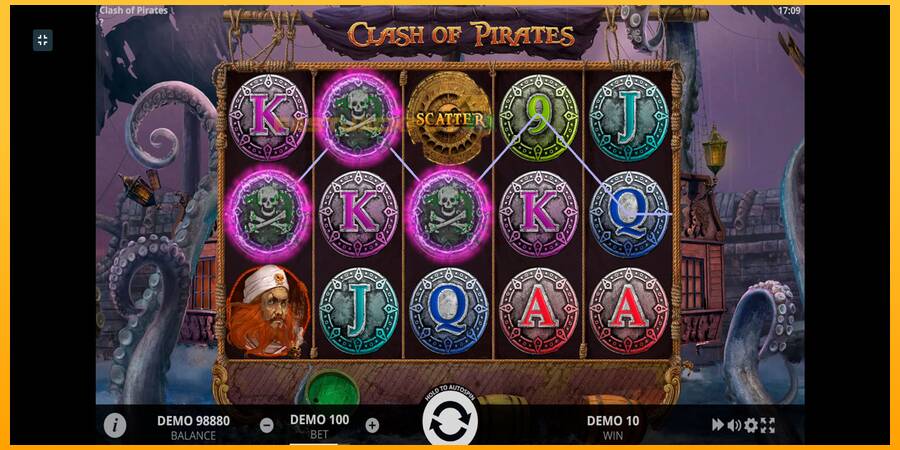 Hrací automat: Clash of Pirates s reálnou šancou na výhru