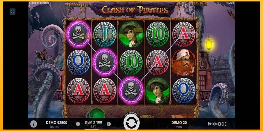 Hrací automat: Clash of Pirates s reálnou šancou na výhru