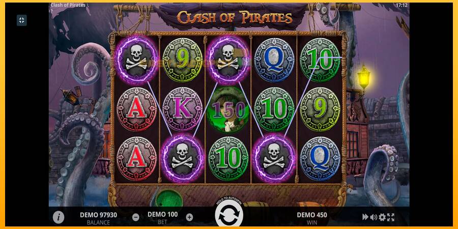 Hrací automat: Clash of Pirates s reálnou šancou na výhru