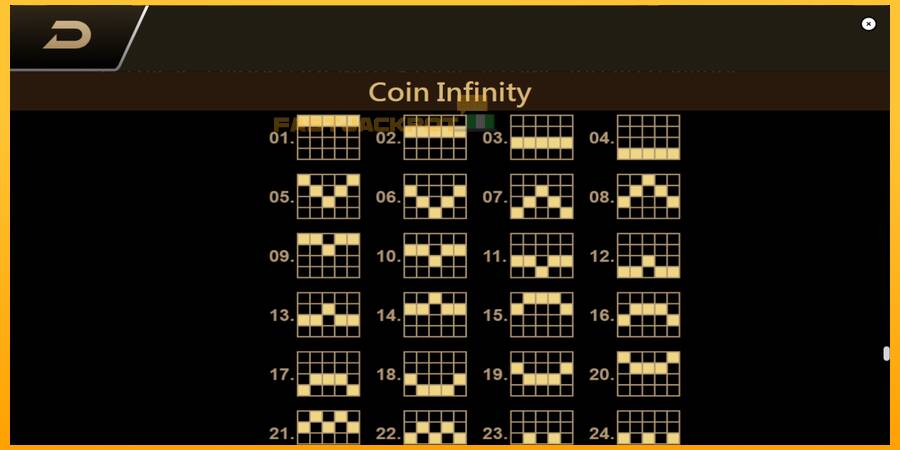 Hrací automat: Coin Infinity Surge Reel s reálnou šancou na výhru