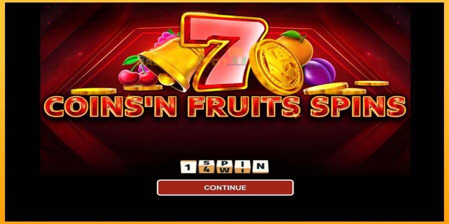 Hrací automat: Coinsn Fruits Spins s reálnou šancou na výhru