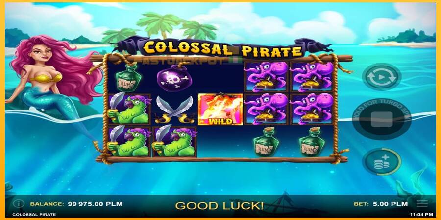 Hrací automat: Colossal Pirate s reálnou šancou na výhru