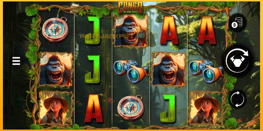 Hrací automat: Congo The Kong Quest s reálnou šancou na výhru