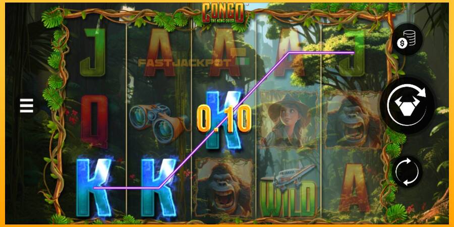 Hrací automat: Congo The Kong Quest s reálnou šancou na výhru