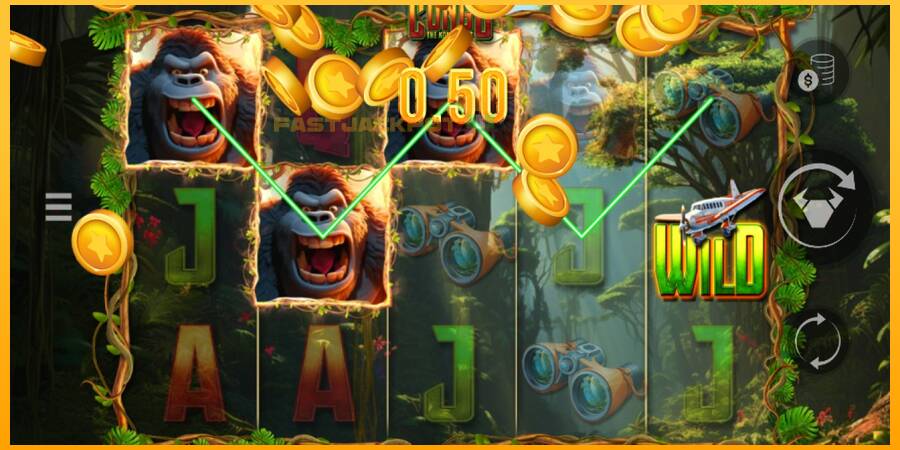 Hrací automat: Congo The Kong Quest s reálnou šancou na výhru