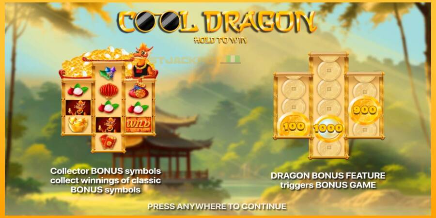 Hrací automat: Cool Dragon: Hold to Win s reálnou šancou na výhru