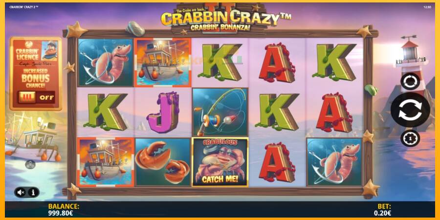 Hrací automat: Crabbin Crazy 2 s reálnou šancou na výhru