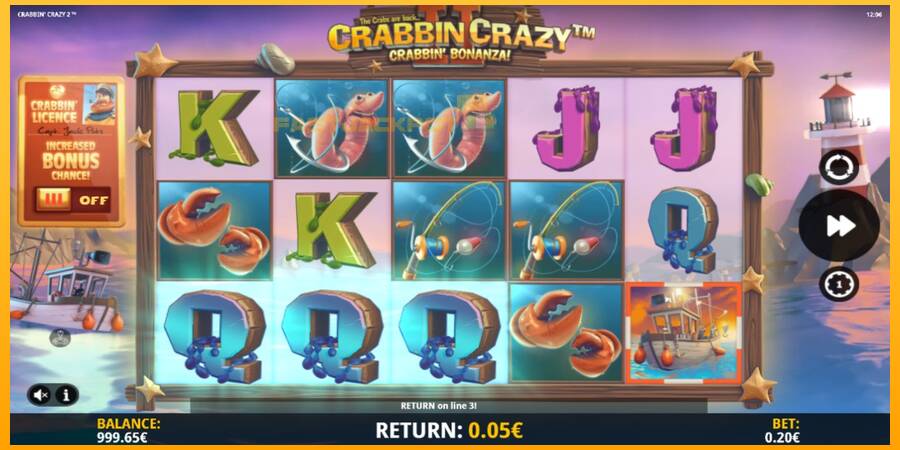 Hrací automat: Crabbin Crazy 2 s reálnou šancou na výhru