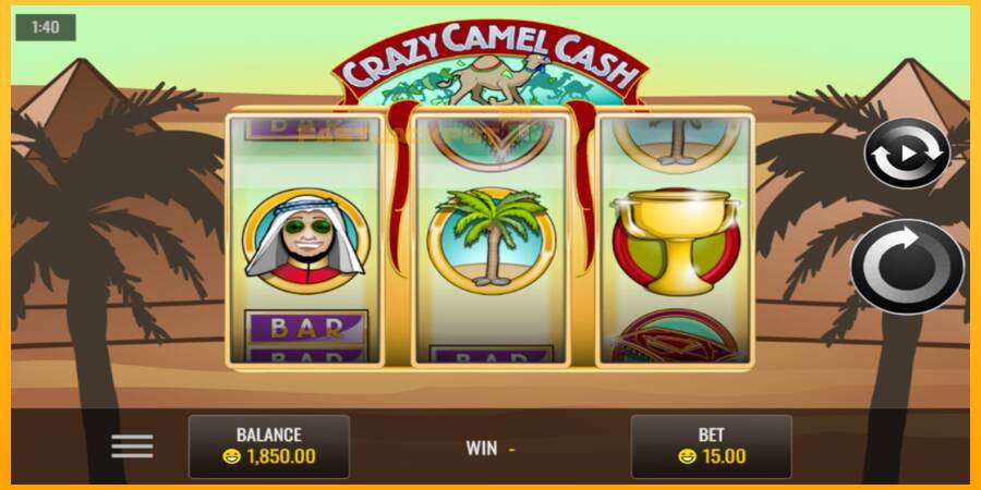 Hrací automat: Crazy Camel Cash s reálnou šancou na výhru