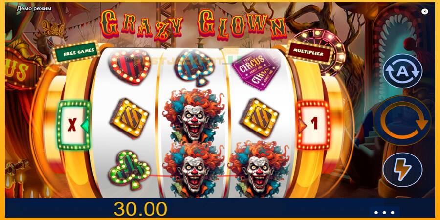 Hrací automat: Crazy Clown s reálnou šancou na výhru