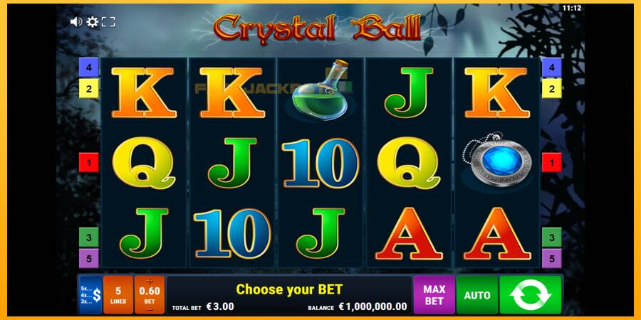 Hrací automat: Crystal Ball s reálnou šancou na výhru