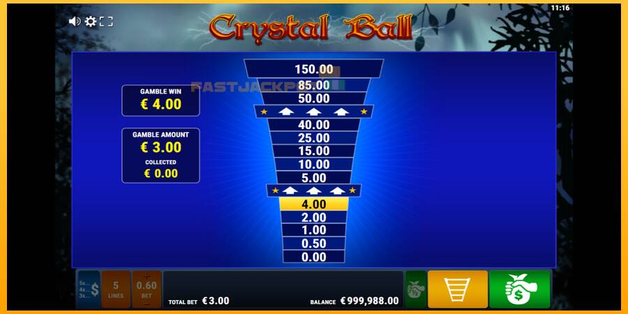 Hrací automat: Crystal Ball s reálnou šancou na výhru