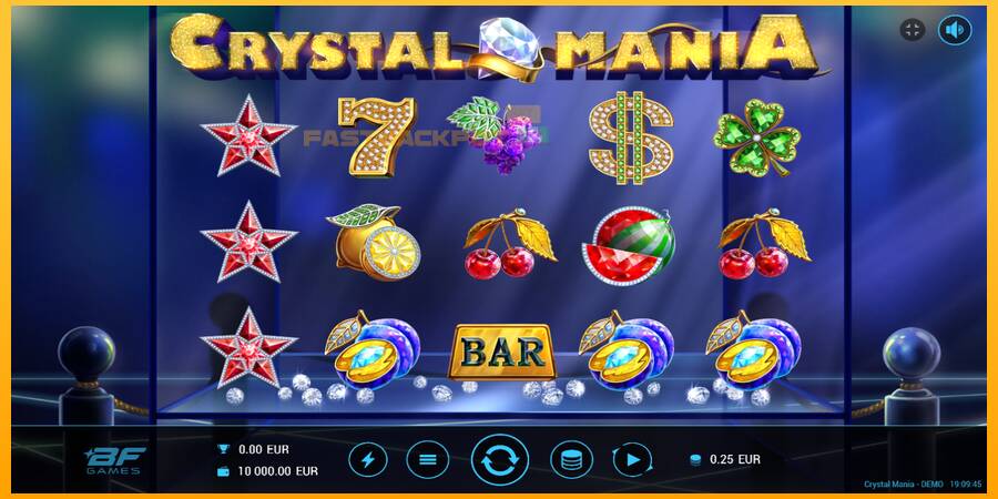 Hrací automat: Crystal Mania s reálnou šancou na výhru