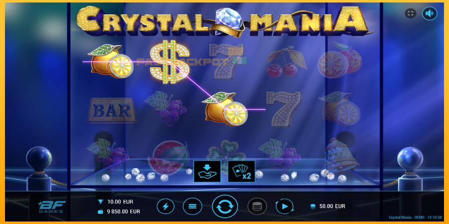 Hrací automat: Crystal Mania s reálnou šancou na výhru