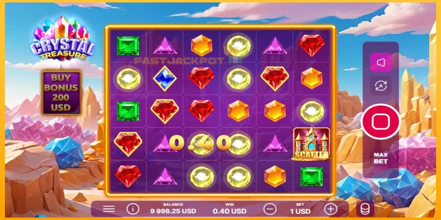 Hrací automat: Crystal Treasure s reálnou šancou na výhru