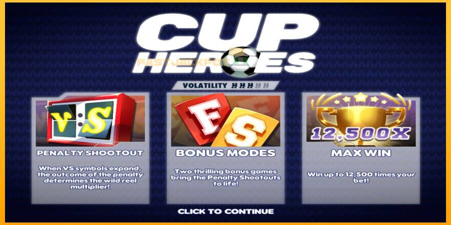 Hrací automat: Cup Heroes s reálnou šancou na výhru