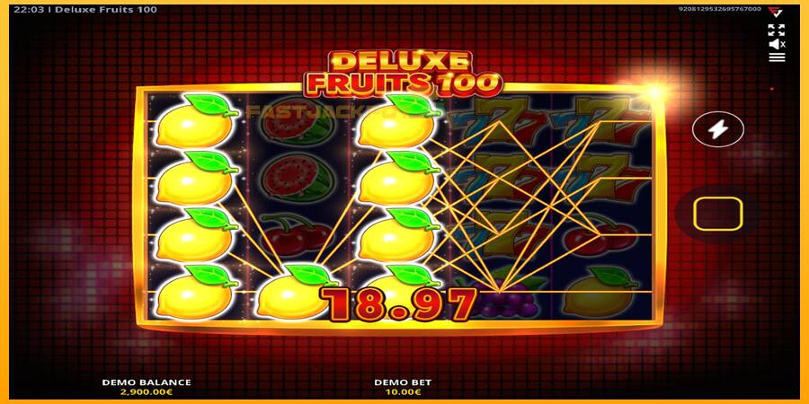 Hrací automat: Deluxe Fruits 100 s reálnou šancou na výhru