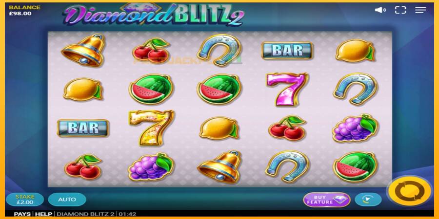 Hrací automat: Diamond Blitz 2 s reálnou šancou na výhru