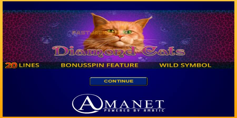 Hrací automat: Diamond Cats s reálnou šancou na výhru