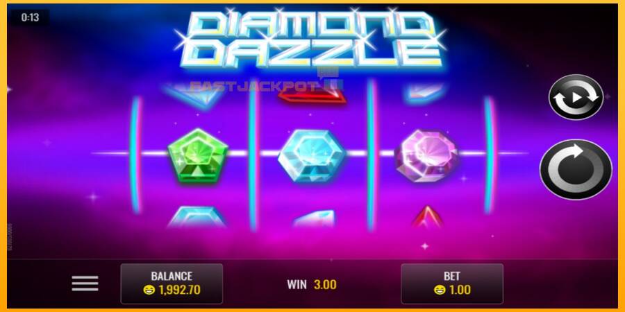 Hrací automat: Diamond Dazzle s reálnou šancou na výhru