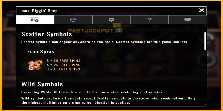 Hrací automat: Diggin’ Deep s reálnou šancou na výhru