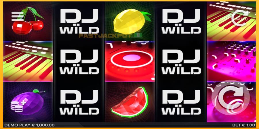 Hrací automat: DJ Wild s reálnou šancou na výhru