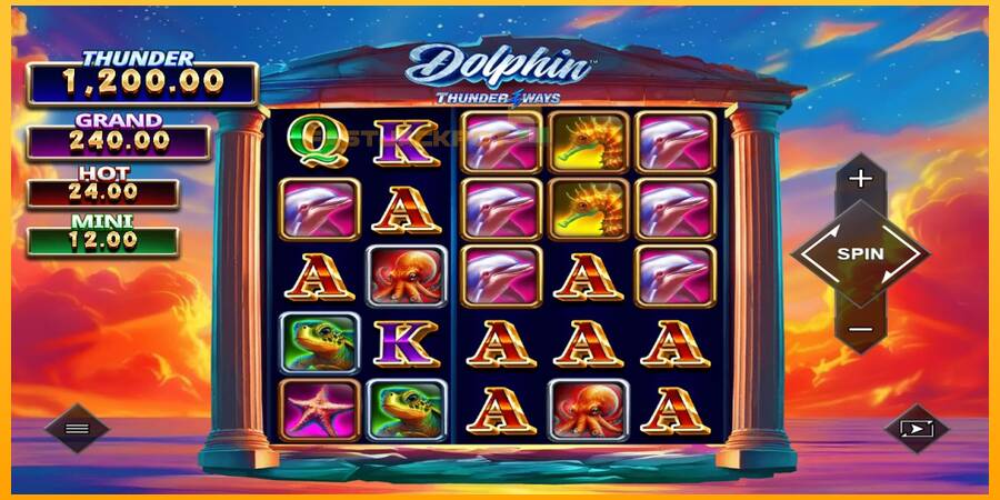 Hrací automat: Dolphin Thunder Ways s reálnou šancou na výhru