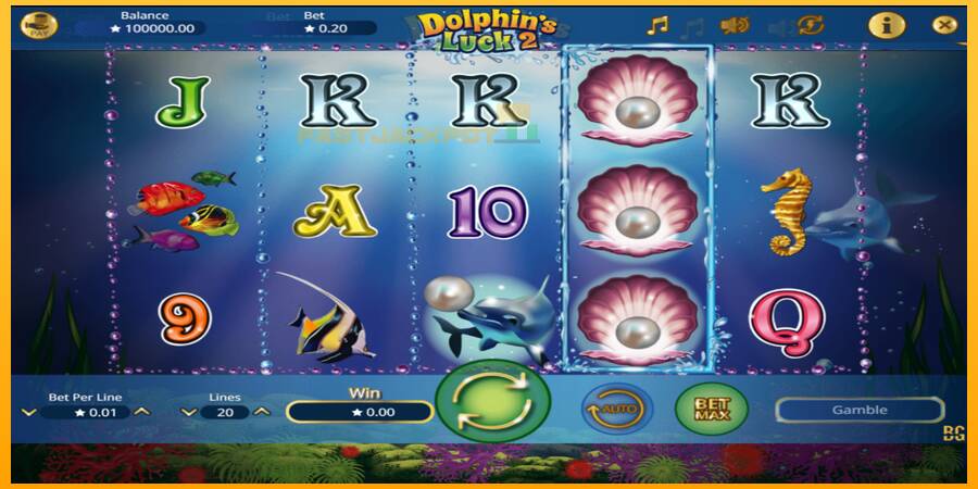 Hrací automat: Dolphin’s Luck 2 s reálnou šancou na výhru