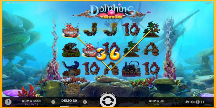 Hrací automat: Dolphins Treasure s reálnou šancou na výhru