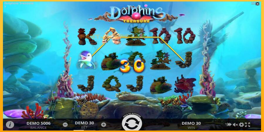 Hrací automat: Dolphins Treasure s reálnou šancou na výhru