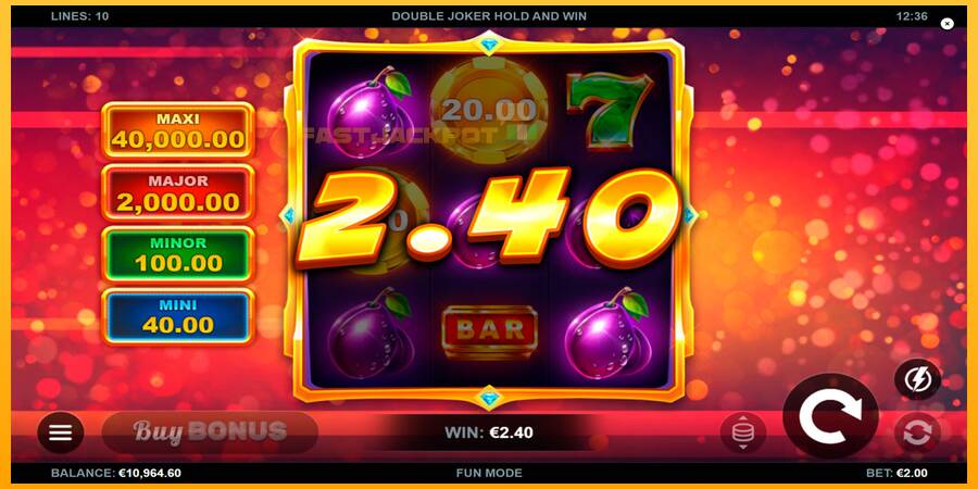 Hrací automat: Double Joker Hold and Win s reálnou šancou na výhru