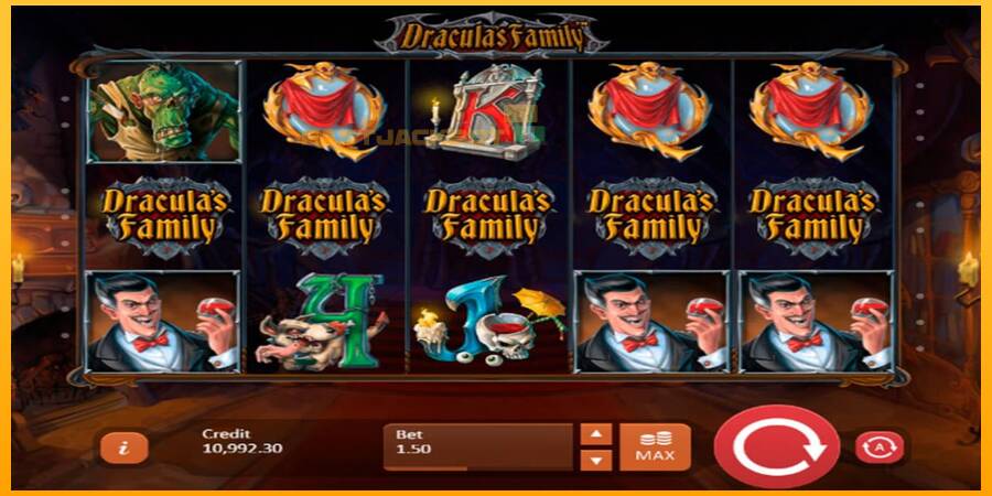 Hrací automat: Dracula’s Family s reálnou šancou na výhru