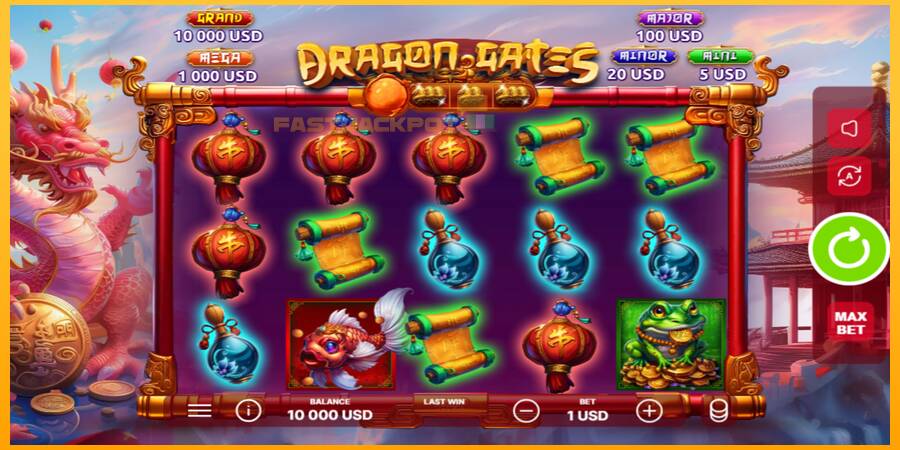 Hrací automat: Dragon Gates s reálnou šancou na výhru