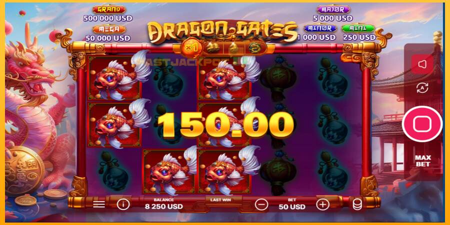 Hrací automat: Dragon Gates s reálnou šancou na výhru