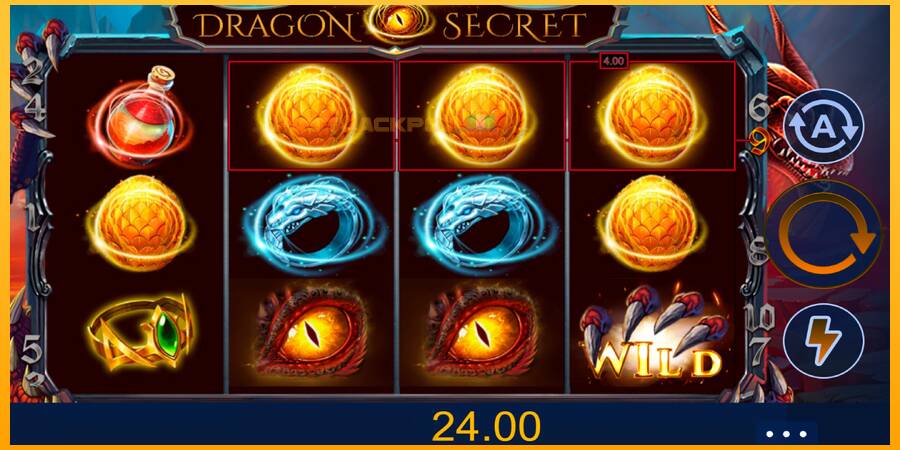 Hrací automat: Dragon Secret s reálnou šancou na výhru