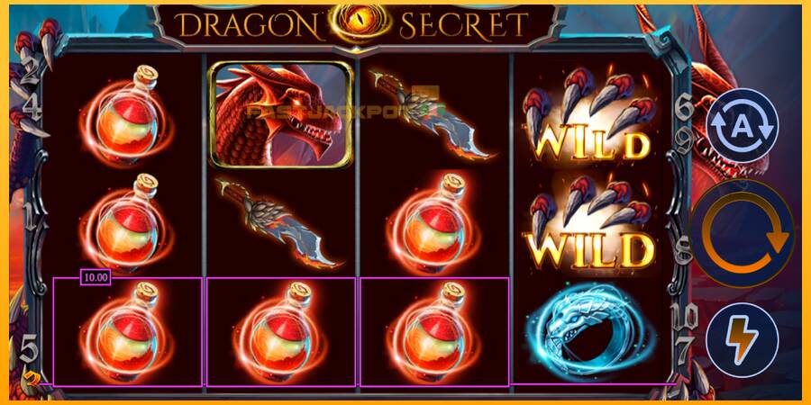 Hrací automat: Dragon Secret s reálnou šancou na výhru