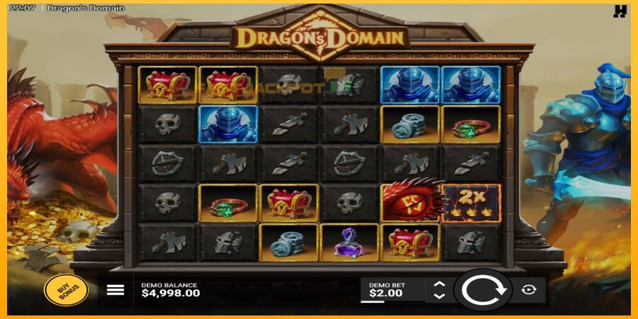 Hrací automat: Dragons Domain s reálnou šancou na výhru