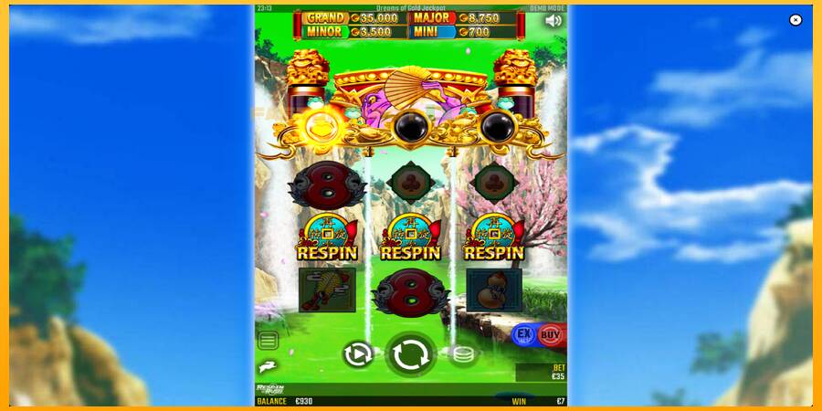 Hrací automat: Dreams of Gold Jackpot s reálnou šancou na výhru