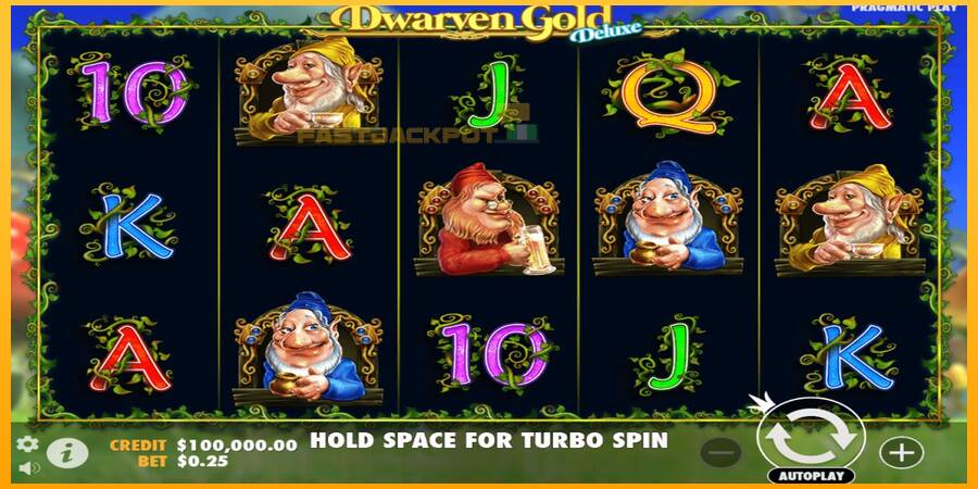 Hrací automat: Dwarven Gold Deluxe s reálnou šancou na výhru