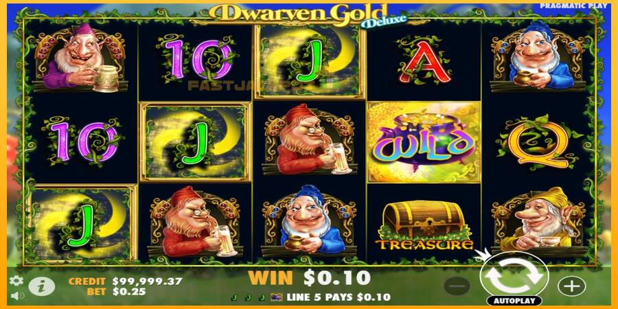 Hrací automat: Dwarven Gold Deluxe s reálnou šancou na výhru