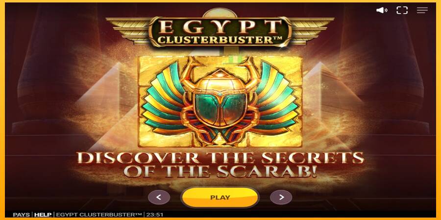 Hrací automat: Egypt Clusterbuster s reálnou šancou na výhru