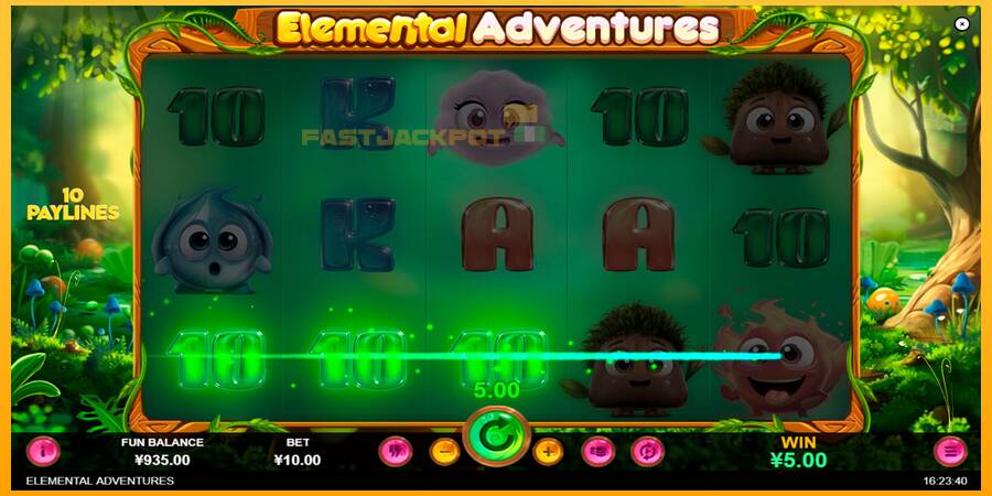 Hrací automat: Elemental Adventures s reálnou šancou na výhru