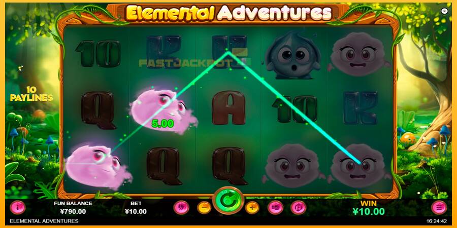 Hrací automat: Elemental Adventures s reálnou šancou na výhru