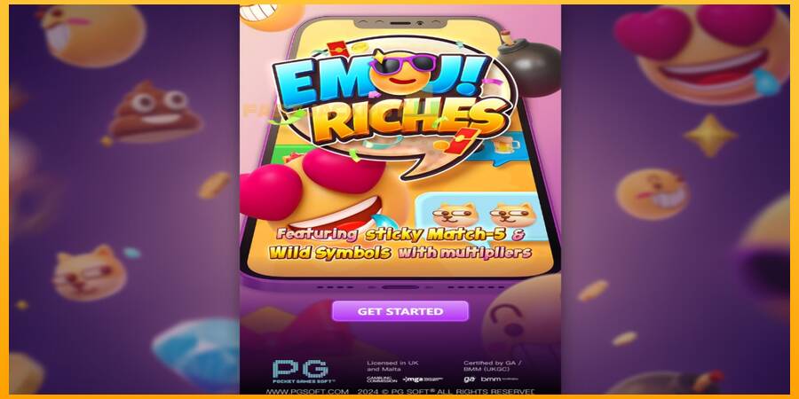 Hrací automat: Emoji Riches s reálnou šancou na výhru