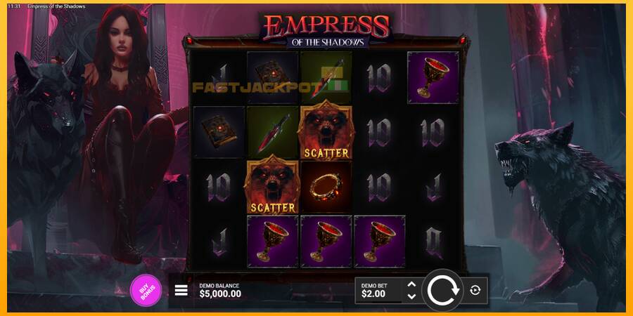 Hrací automat: Empress of the Shadows s reálnou šancou na výhru