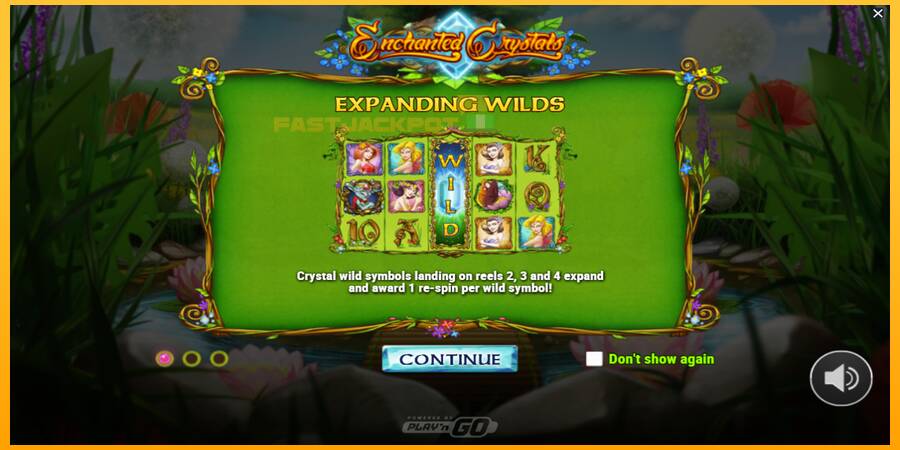 Hrací automat: Enchanted Crystals s reálnou šancou na výhru